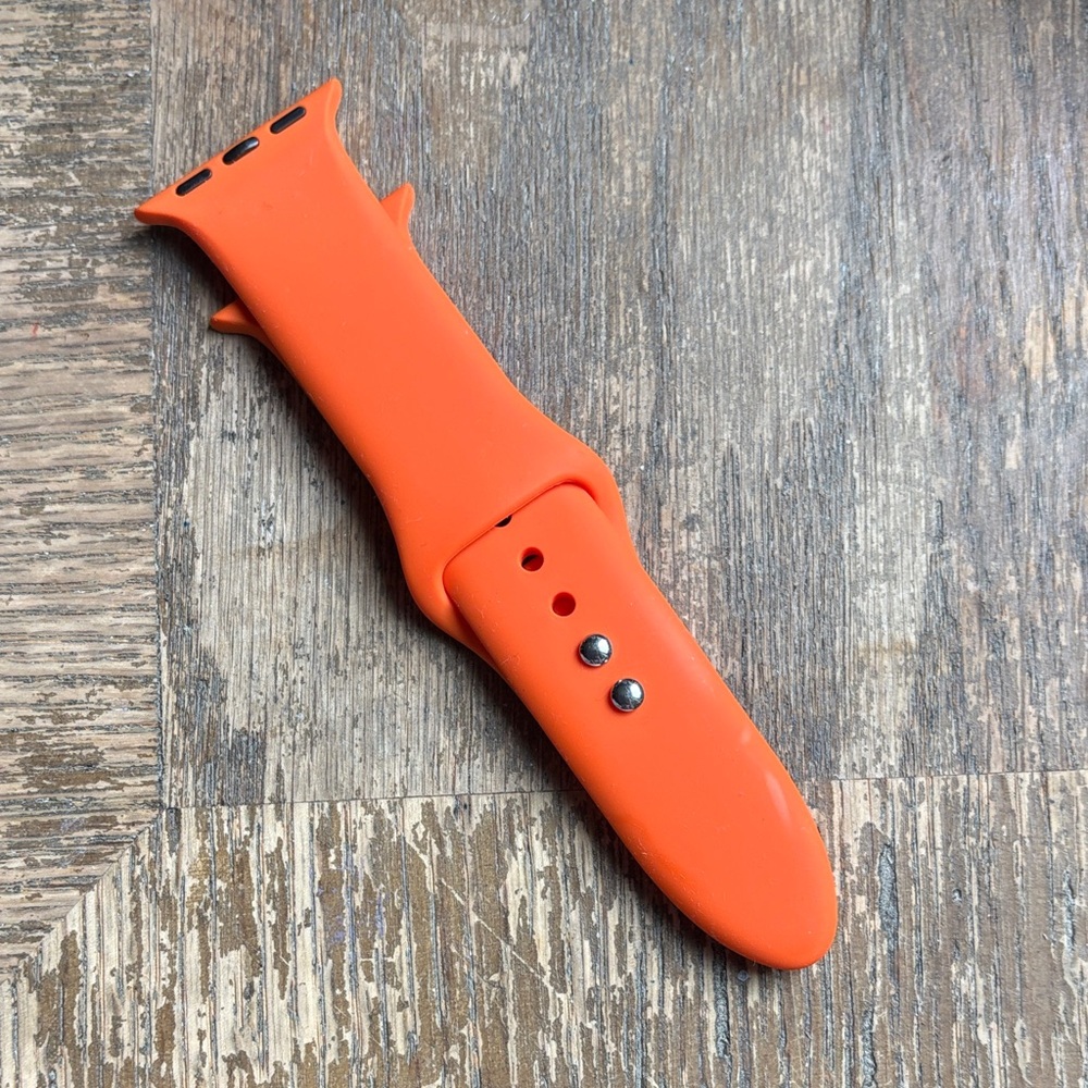 Apple iWatch Orange Silicone Band Strap 40mm